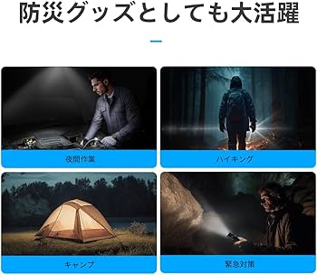 Amazon.co.jp: 【WARSUN X609pro】充電式LED懐中電灯 10000ルーメン 超